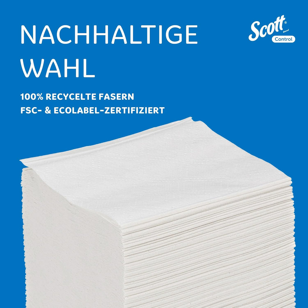 Scott Control Einzelblatt-Toilettenpapier 8508 – 2-lagiges Toilettenpapier – 36 Packungen x 250 Blat