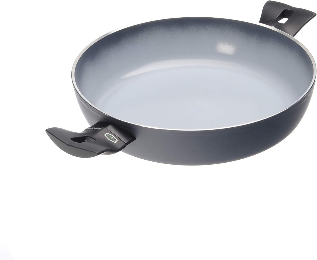 Moneta Aria Finegres Schmorkasserolle 28 cm, Aluminium, Grau