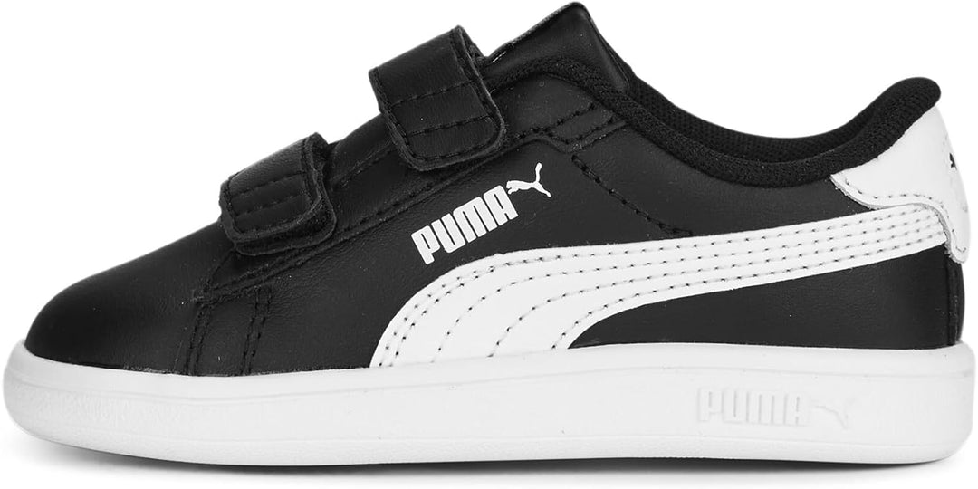 PUMA Unisex Baby Smash 3.0 L V Inf Sneaker 20 EU Puma Black Puma White, 20 EU Puma Black Puma White
