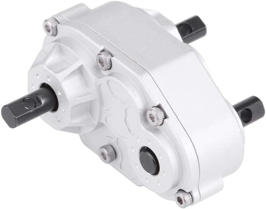 RC Crawler Transfer Case, Metall RC Car Transfer Case mit Schrauben für SCX10 / Gelande II D90 1/10