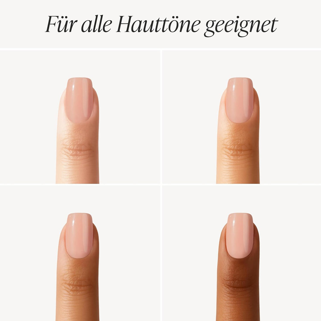 DOONAILS Soft Gel Press On Nails 30er Set Latte Short Square Form Beige Nägel zum Aufkleben Full Cov
