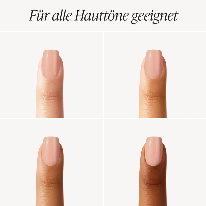 DOONAILS Soft Gel Press On Nails 30er Set Latte Short Square Form Beige Nägel zum Aufkleben Full Cov