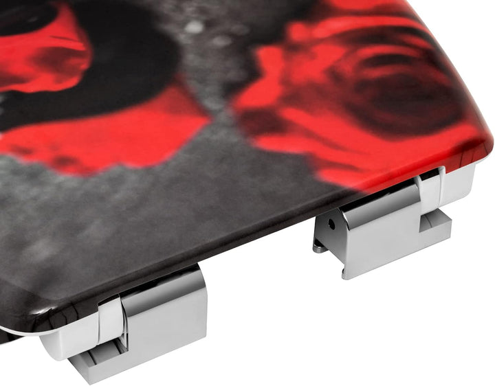 WOLTU WC Sitz mit Absenkautomatik,Toilettensitz Motiv, Toilettendeckel aus Duroplast, Stable Klodeck