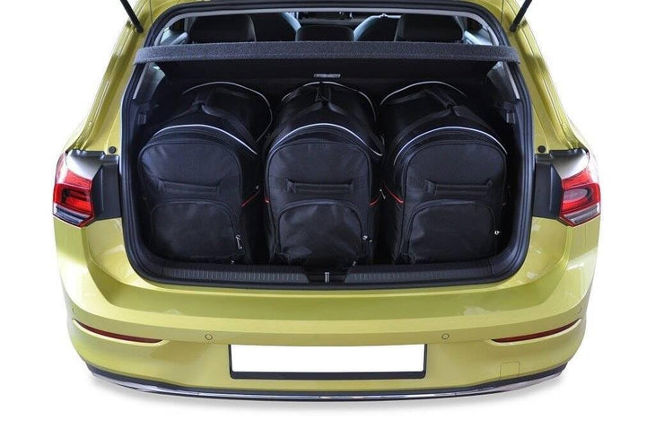 KJUST Dedizierte Reisetaschen 3 stk kompatibel mit VW GOLF HATCHBACK VIII 2019+