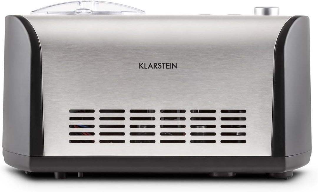 Klarstein Snowberry & Choc - Eismaschine, Speiseeismaschine, Eisbereiter, 135 Watt, 1,2 Liter Fassun