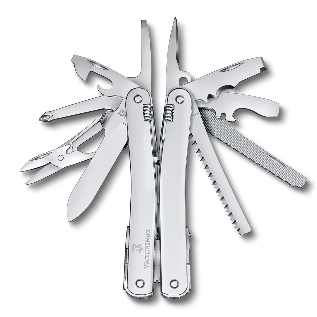 VICTORINOX Multifunktionswerkzeug Swiss Tool Spirit MX, 24 Funktionen, Swiss Made, Multitool mit Fes