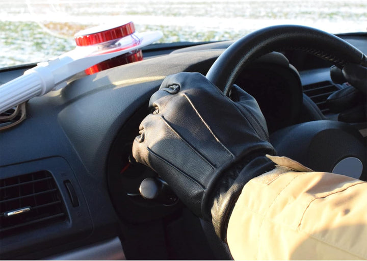 TacFirst Belfast Patrol Einsatzhandschuhe H015 warm gefüttert, 360° schnitthemmend, Echtleder Dienst
