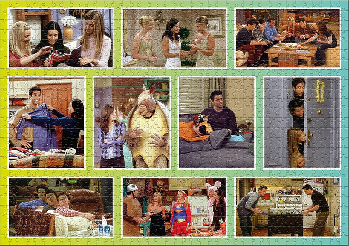 Puzzles WM01916-ML1-4 Friends TV-Serie 5-in-1 Spiel