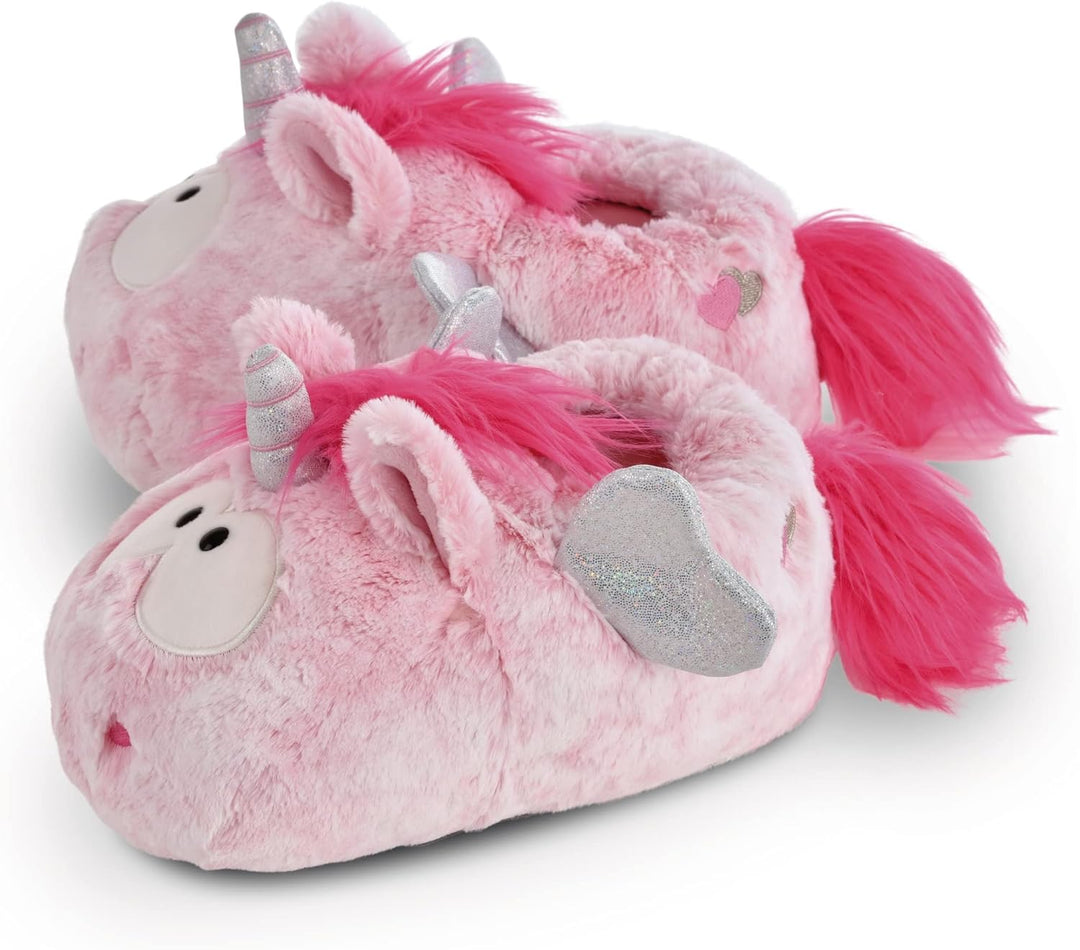 Nici 44375 Hausschuhe Plüsch rosa Einhorn Pink Harmony Gr. 38-41 Medium/Large, Medium/Large