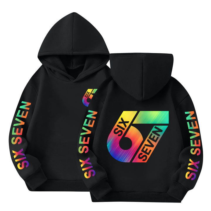 67 Six Seven Kapuzenpullover Für Jungen Mädchen Hoodie Unisex Kinder Sweatjacke Kapuzenpullover Six