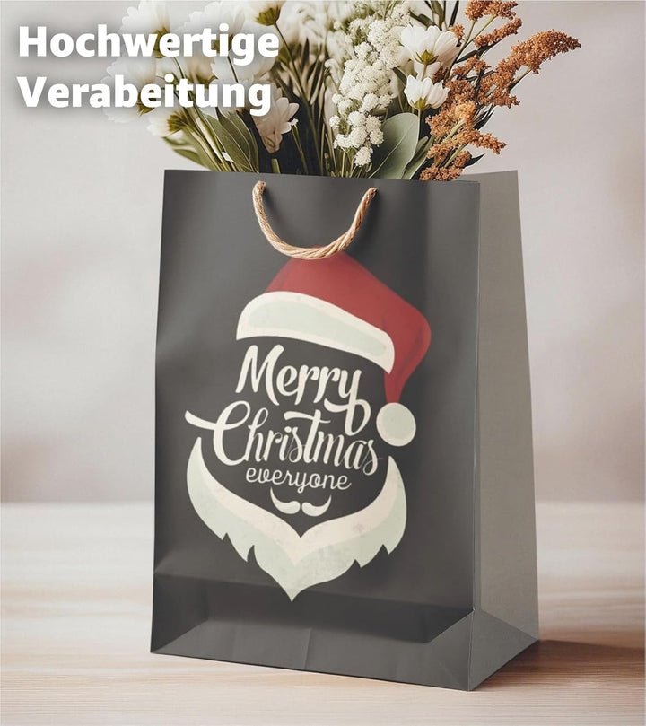 36x Weihnachtstasche Geschenktasche Geschenktüte Weihnachtstüte Geschenktasche für Weihnachten, Niko