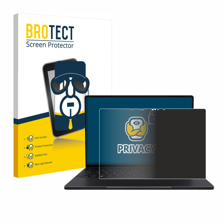 BROTECT Blickschutzfolie für ASUS ProArt PX13 | Anti-Spy Displayschutz Made in Germany, Privacy Scre
