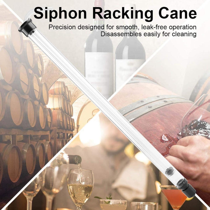 Siphoning Kit, Pro Weinflaschenfüller Auto Siphon Racking Cane für Bier Wein Eimer Carboy Flasche mi