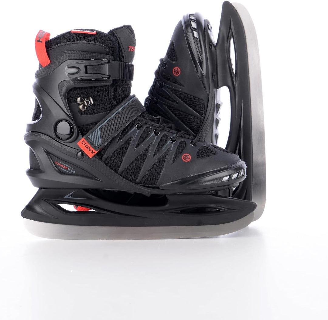 GYMSPHERE Tempish Hockey Skates Crox.XM 13000002162 Rollschuhe, Erwachsene, Uni, Schwarz (Schwarz),