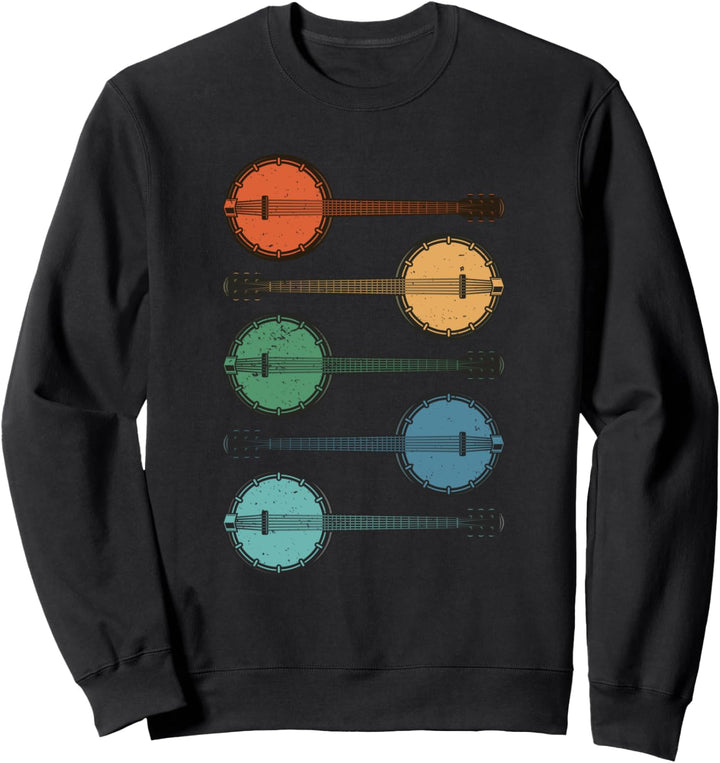 Banjos Musikinstrument Zupfinstrument Banjospieler Banjo Sweatshirt