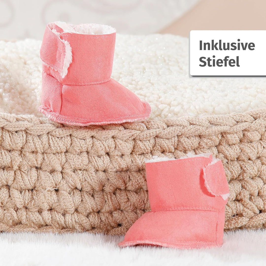 Baby Annabell, Puppenkleidung 43 cm, Deluxe Eichhörnchen Tutu 43cm, warmes Oberteil mit Tüllrock, 70
