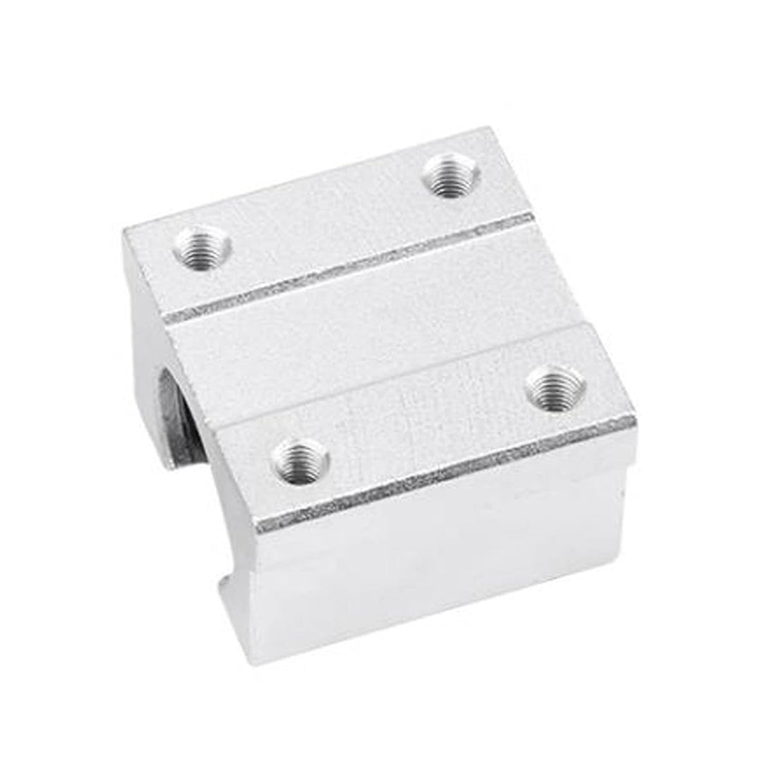 CNCYEAH 4 Stücke SBR25UU 25mm Aluminiumlegierung Linearlager Gleitblock, Öffnen Linear Router Linear