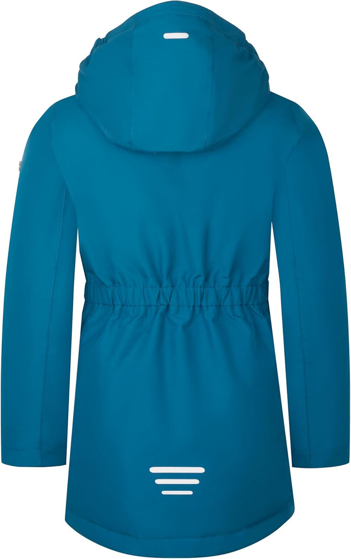 Trollkids Girls Alesund Coat Madeira Blue 92, Madeira Blue 92