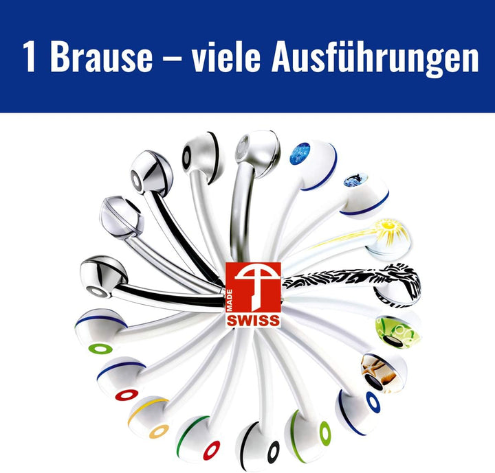 Brause SwissClima BLUE POWER! kräftiger Druck | wassersparend | verkalkungsfrei | umweltschonende Ec