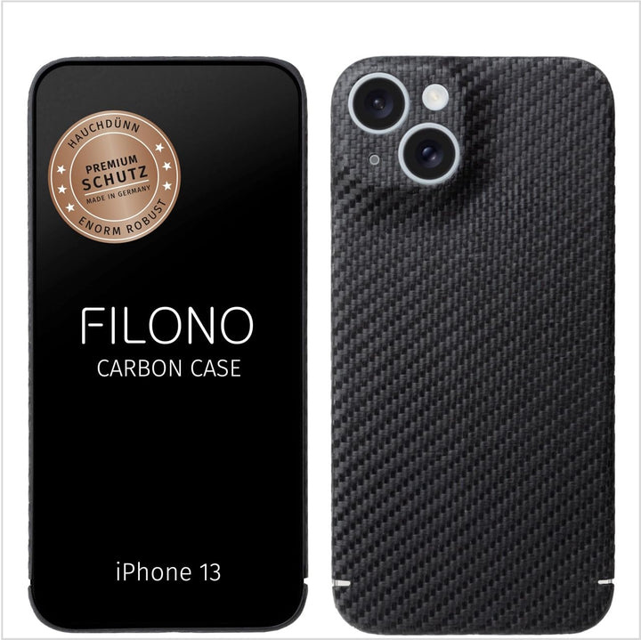 FILONO Carbon Hülle ultradünn iPhone 13 iPhone 13 CARBON Case, iPhone 13 CARBON Case