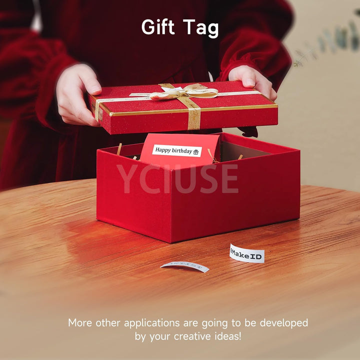 QUTIE Drucker Spezifische Etiketten, 15mm Etiketten Selbstklebend Kompatibel zum PRT Qutie, HPRT H11