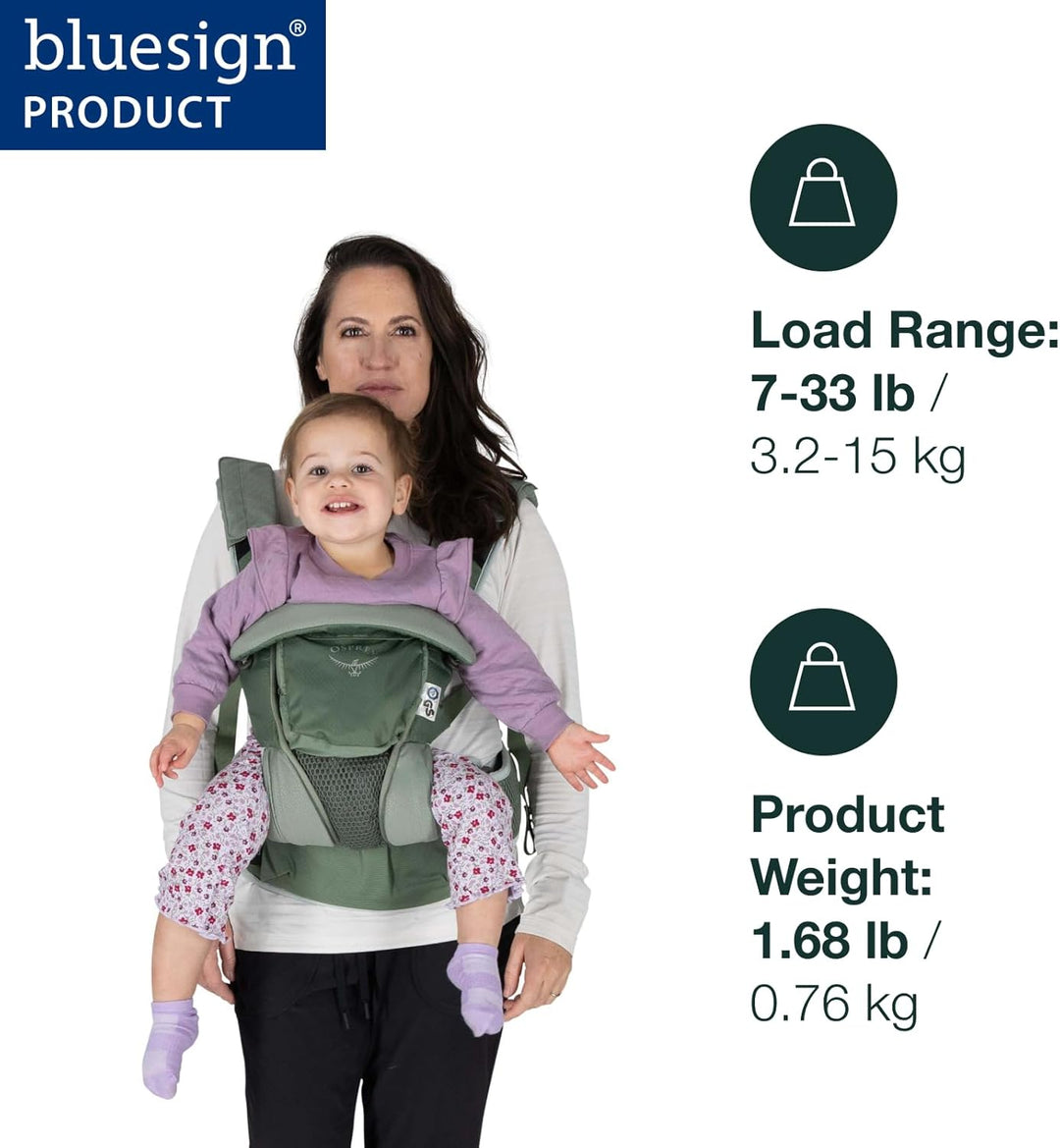 Osprey Poco Soft Carrier (Drei Tragepositionen vom Neugeborenen bis zum Kleinkind | Belüfteter, extr