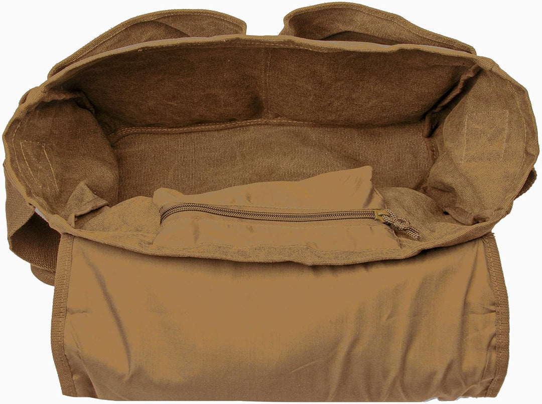 Sweetbriar Classic Vintage Messenger Bag - Original Heavyweight Cotton Canvas Shoulder Bag with Upgr