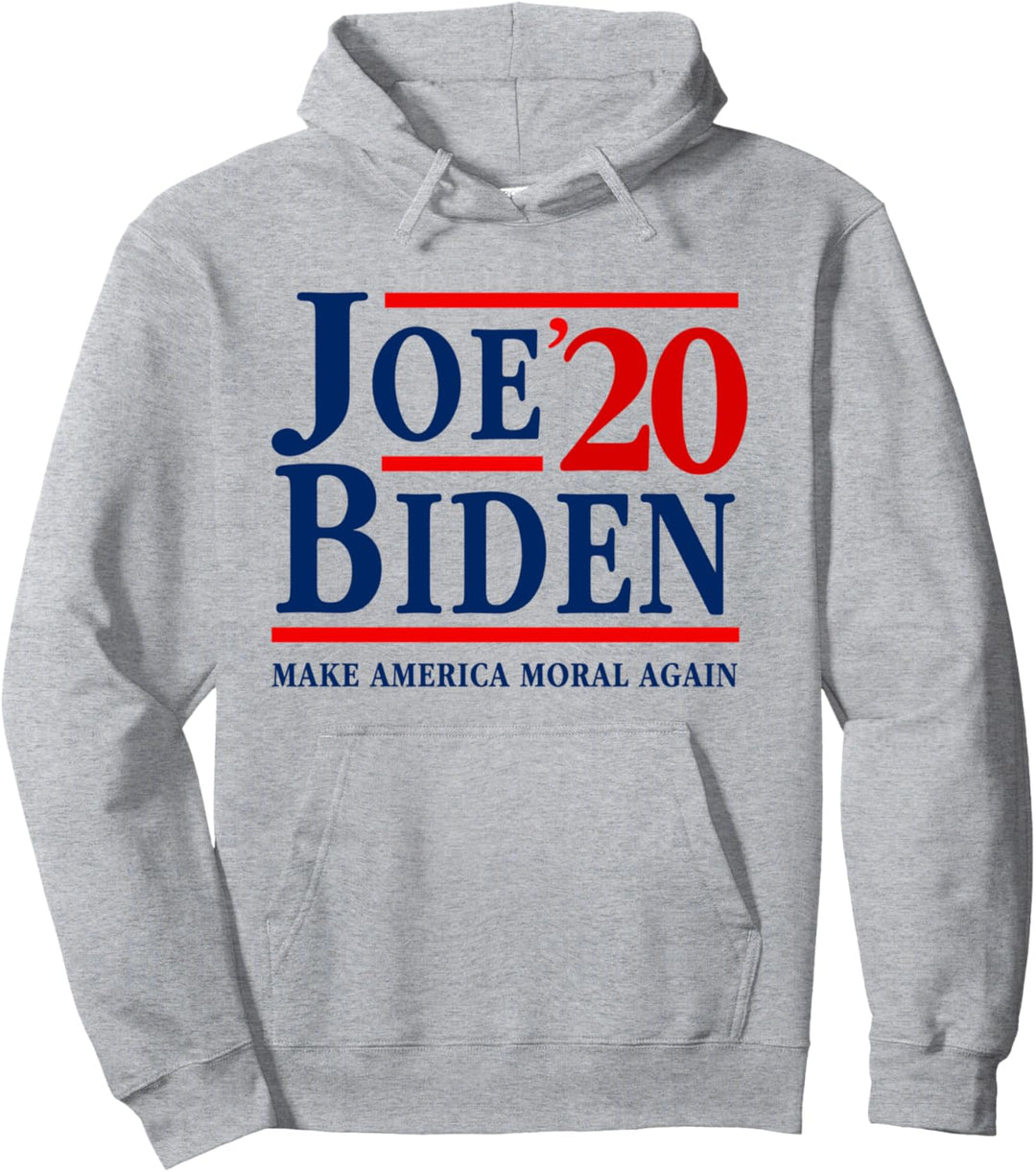 Joe Biden 2020 USA Make America Moral Again Anti Trump Pullover Hoodie