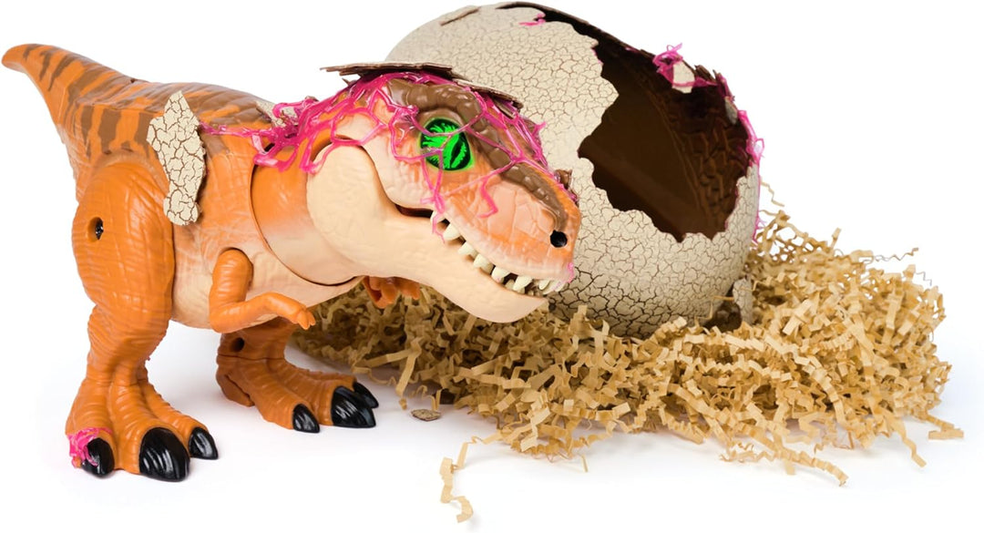 Primal Hatch, Jurassic World, Interaktiver T-Rex im Ei, 100+ Soundeffekte und Reaktionen, Spielzeug