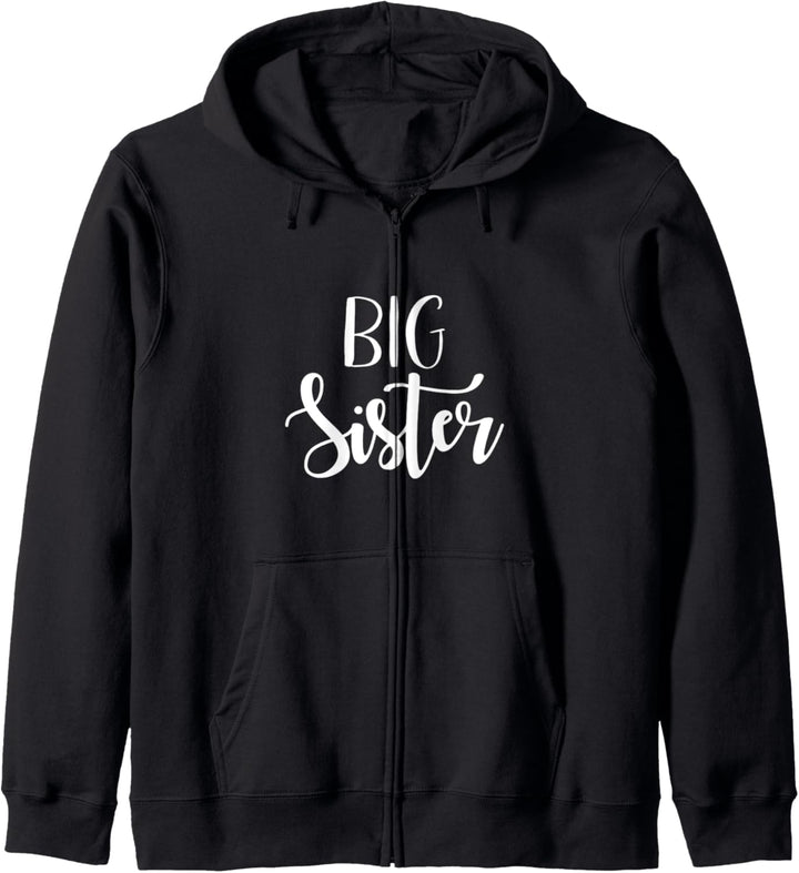 Geschwister Big Sister Partnerlook Schwester Geschenk Kapuzenjacke