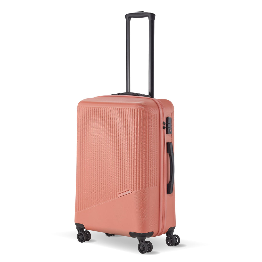 travelite 4-Rad Hartschalenkoffer mittelgross 65 Liter, Gepäck Serie BALI: ABS Hartschalen Trolley m