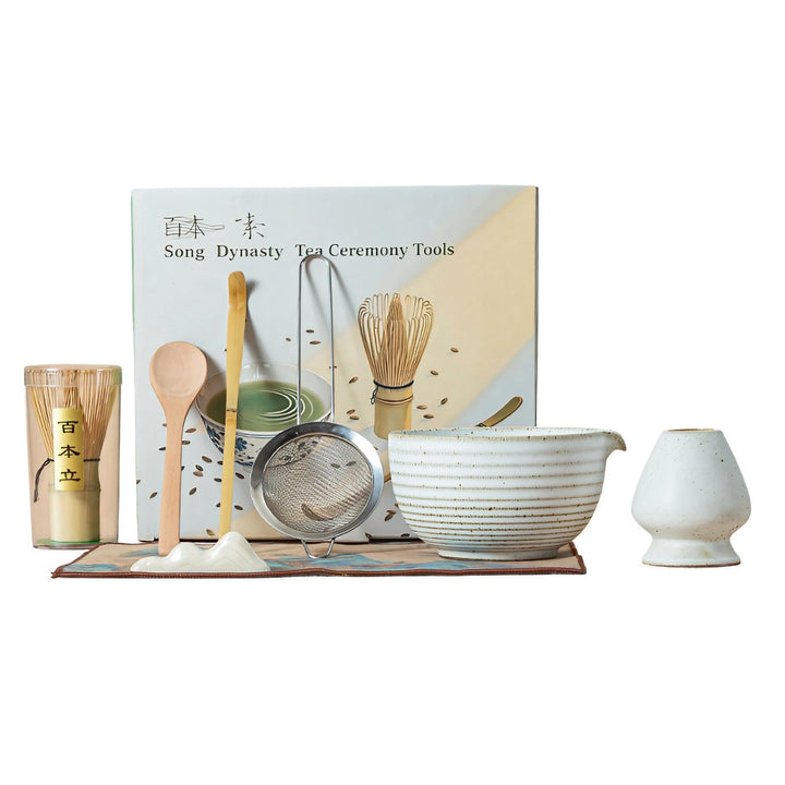 Matcha Set – Macha Tea Set 8 StüCk Matcha Tee Set Mit Matcha Besen Matcha Schale Matcha Sieb Schaufe