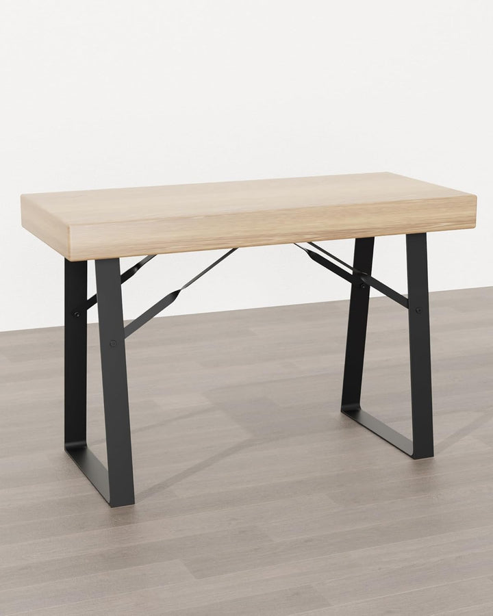 Signstek Tischbeine, 2*Möbelfüsse aus Metall, Couchtisch Beine, Bank füsse, Tisch füsse 40cm Höhe, M