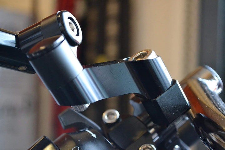 Motorrad Spiegel Verlängerungen M10 Gewinde Mit Rechts Rückwärtsgang Rotation 6cm Lang - Paar