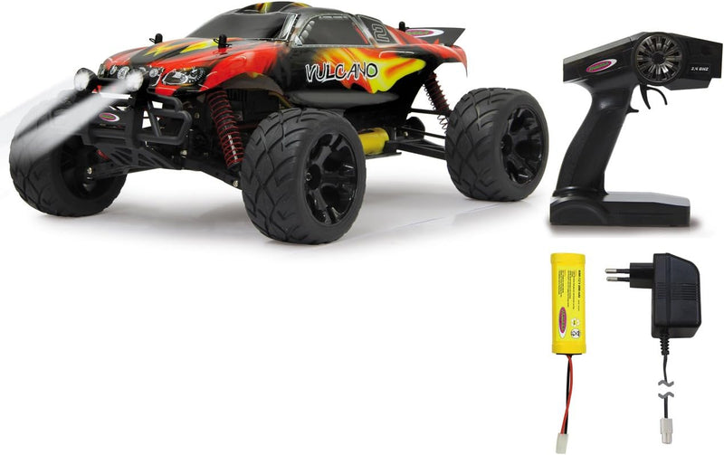 JAMARA 053368 - Fahrzeug Vulcano 1:10 EP 4WD LED NI-MH 2.4G Truggy