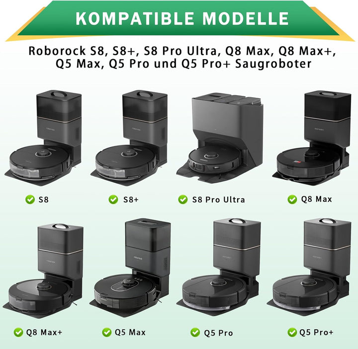 Hauptbürste für Roborock S8 / S8+ / S8 Pro Ultra, Q8 Max / Q8 Max+, Q5 Max, Q5 Pro / Q5 Pro+ – DuoRo