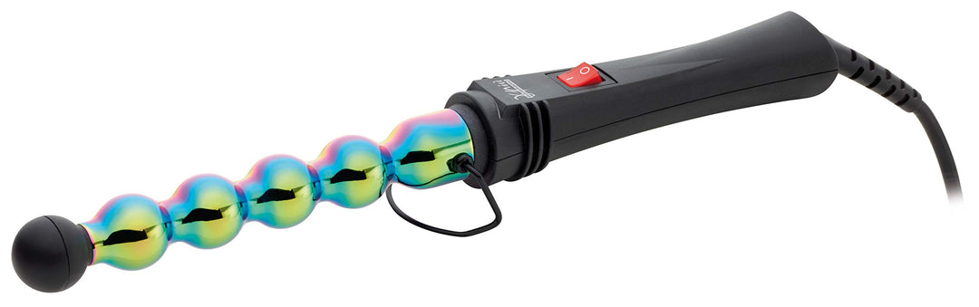 GAMMAPIU' Professioneller Lockenstäbe Bubble Rainbow, Breite und Schmale Wellen, Hitzebeständige Spi