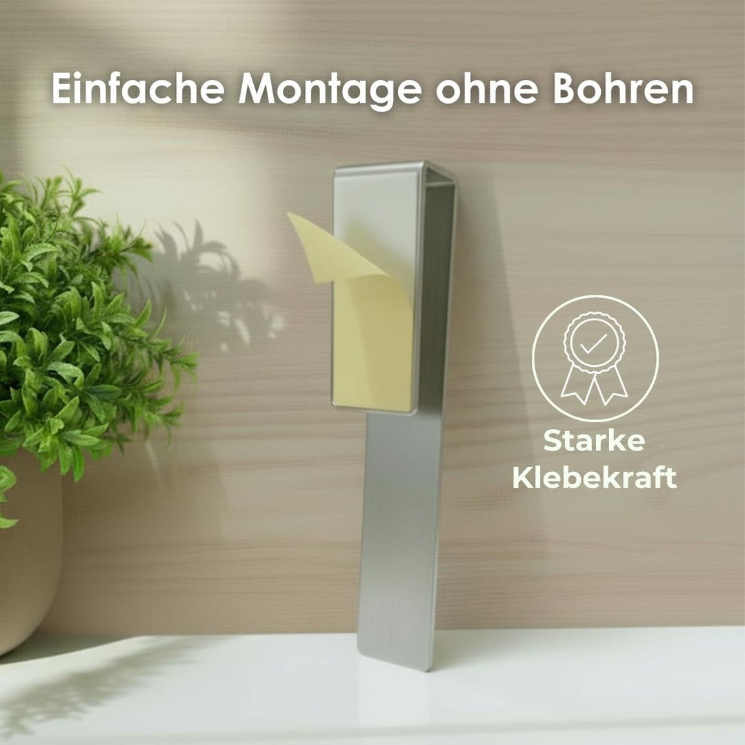 Spültuchhalter | Spüllappenhalter selbstklebend an der Wand | Lappenhalter geeignet als Küchen Organ