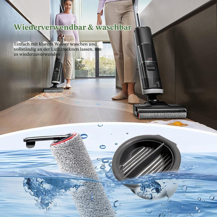 Bürstenrolle + Filter Ersatzteile für Dreame H14 Pro, H14, H14 Dual Nass-und Trockensauger, Zubehör