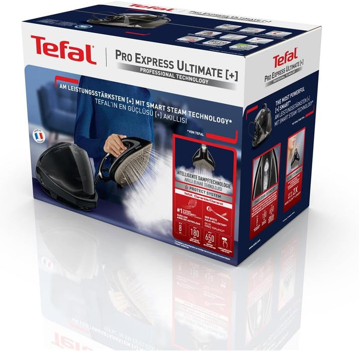 Tefal Iron with STEAM Generator Pro Express Ultimate GV 9620 (Black Color)