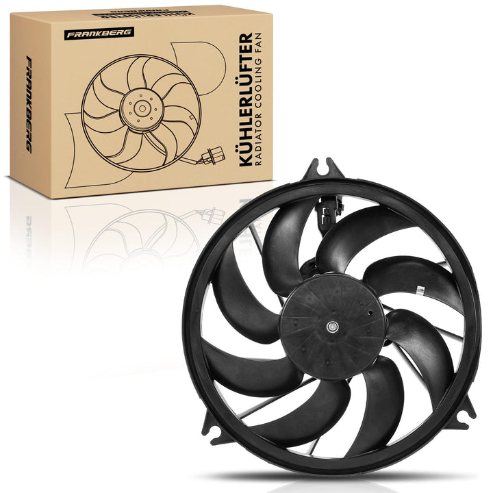 Frankberg Lüfter Motorkühlung Kühlerlüfter Kompatibel mit 206 CC 2D 1.6L 2.0L 2000-2001 206 2A/C 1.1