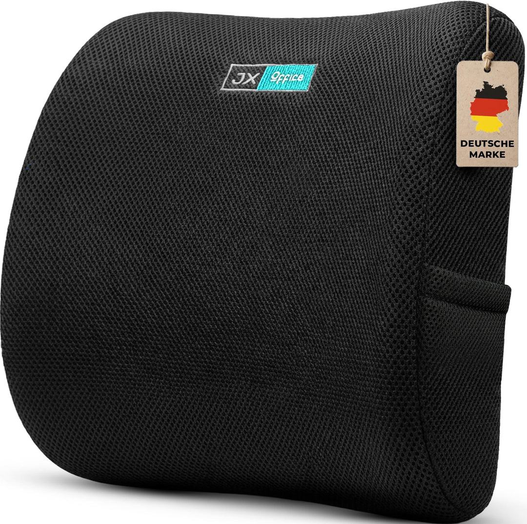 Rückenkissen – Ergonomische Lordosenstütze aus Memory Foam – Für mehr Sitzkomfort zuhause, im Büro &amp;