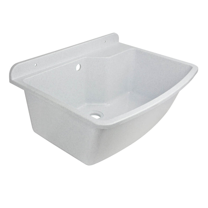 Ausgussbecken gross 45 l weiss Maximus 00475 inkl. Zubehör