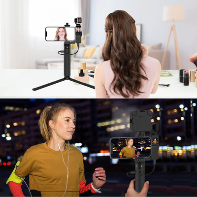 Smatree 2022 Powerbank mit Dreibeintativ Kompatibel mit DJI Osmo Pocket 2/ DJI Osmo Pocket 1, 5000mA