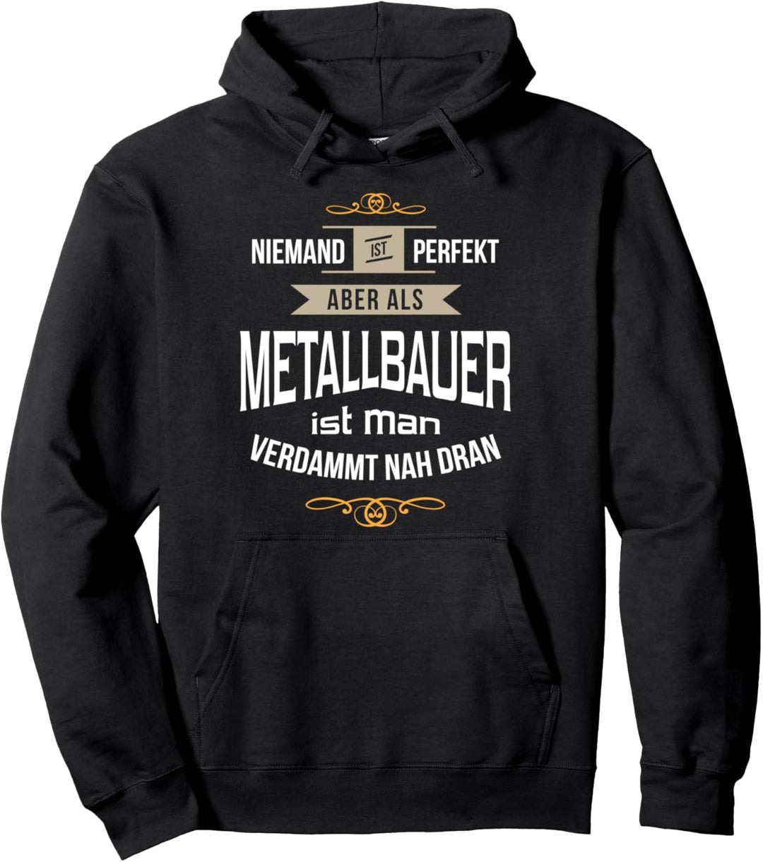 Lustiges Metallbauer Design Pullover Hoodie