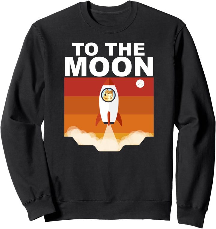 Dogecoin to the Moon Sweatshirt