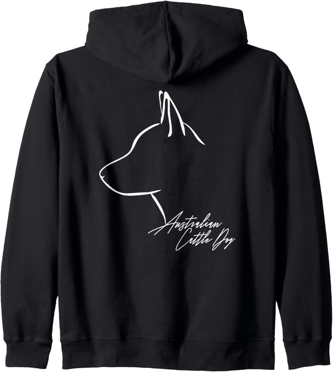 Australian Cattle Dog im Profil Hund Geschenk Hunde Kapuzenjacke