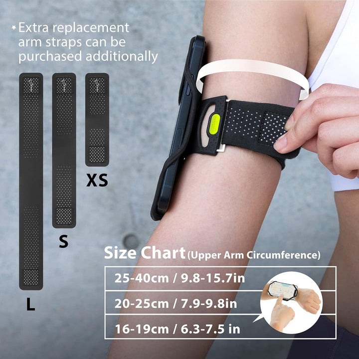 BONE Handytasche Sport zum Joggen 2, Universal Handy Joggen Zubehör, Handy Armband Joggen Leicht Han