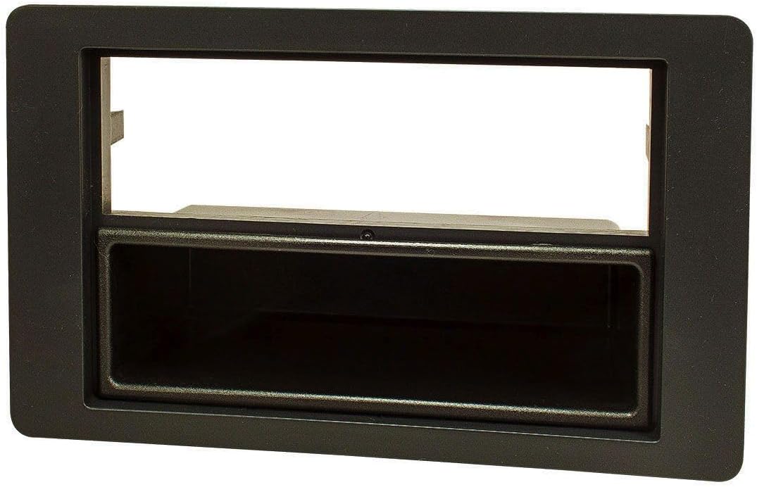 tomzz Audio 2447-001 Radioblende Set kompatibel mit Saab 9.5 YS3E Bj.2005-2010 schwarz mit Radioadap