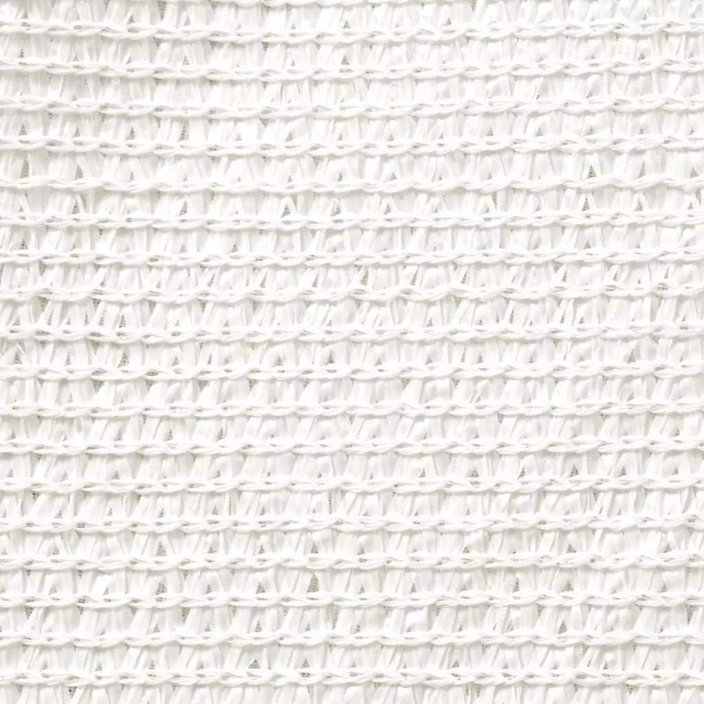 vidaXL Sonnensegel HDPE Quadratisch 3,6x3,6m Weiss Sonnenschutz Beschattung